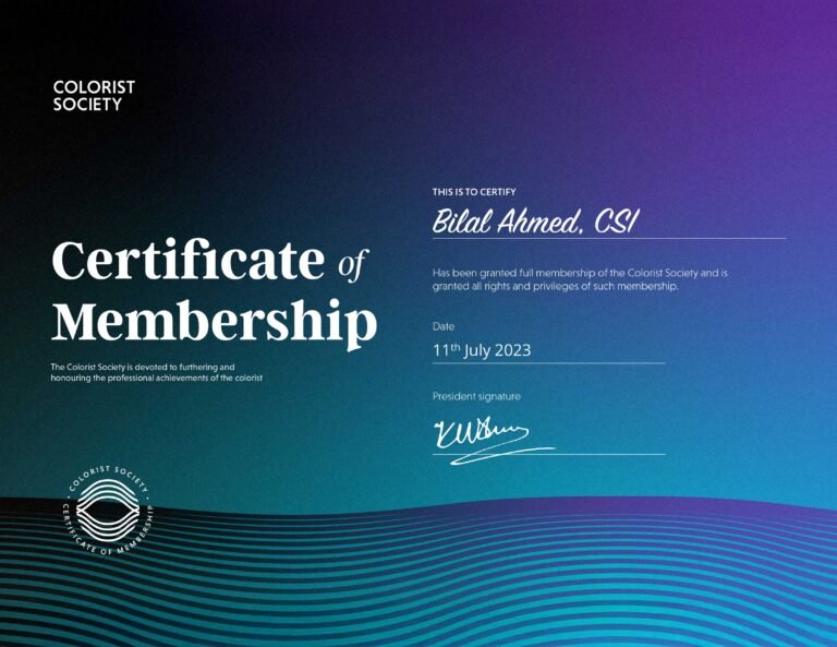 عضوية Colorist Society